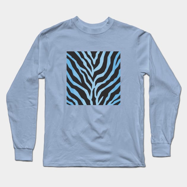 Zebra Stripes Long Sleeve T-Shirt by Dale Preston Design